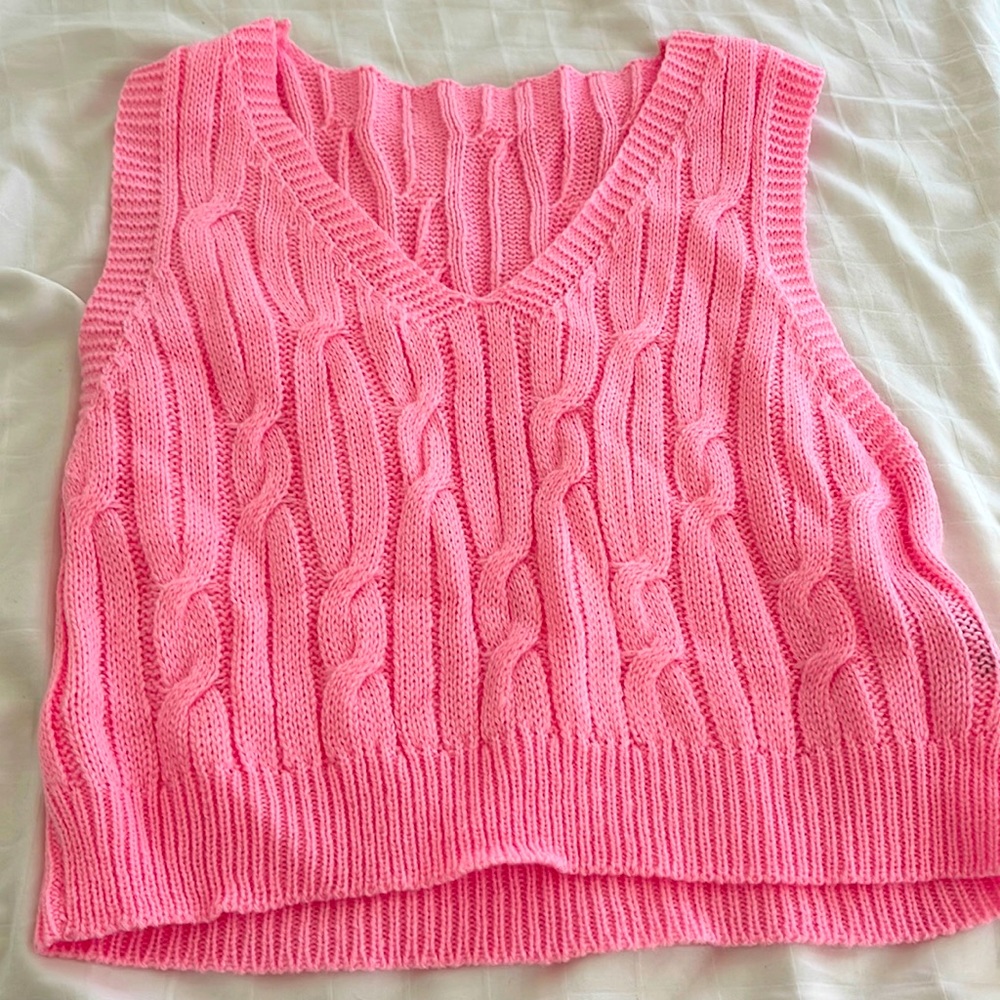 Pacsun Baby pink sweater tank